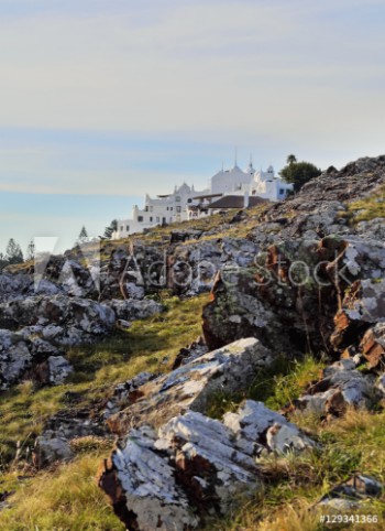 Picture of Uruguay Maldonado Department Punta Ballena View of the Casapueblo hotel museum and art gallery of an artist Carlos Paez Vilaro
